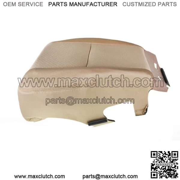 Driver Bottom Beige Cloth Seat Cover For 07-14 Chevy Silverado 1500 2500 3500HD