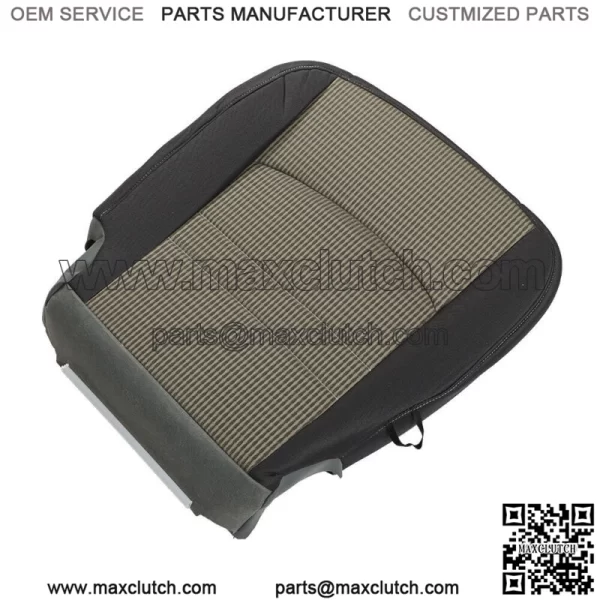 Left Driver Bottom Gray Cloth Seat Cover+Foam Cushion For Dodge Ram 1500 09-12 - Image 4