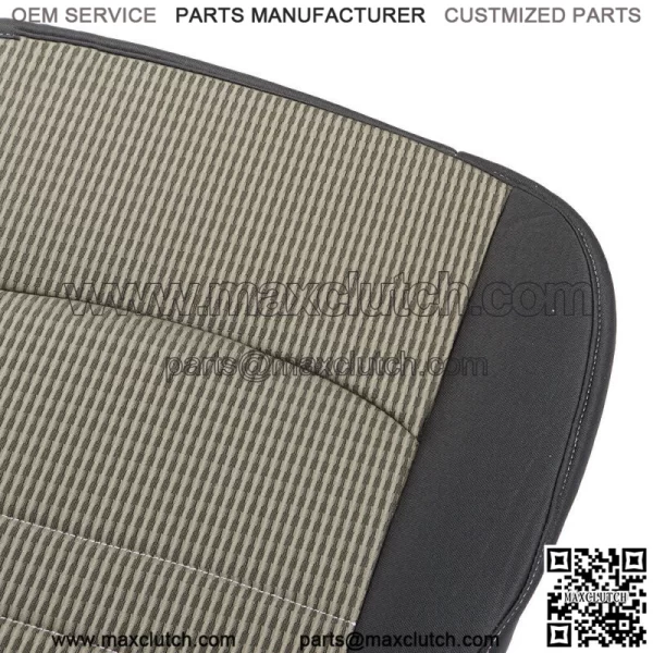 Left Driver Bottom Gray Cloth Seat Cover+Foam Cushion For Dodge Ram 1500 09-12 - Image 5