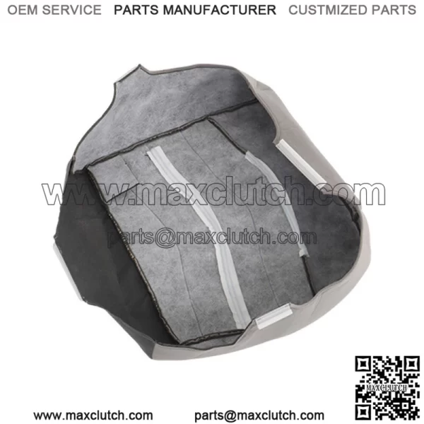 For 1999-2000 Ford F250 F350 F450 F550 XLT Front Seat Cover Driver Gray Cloth - Image 2