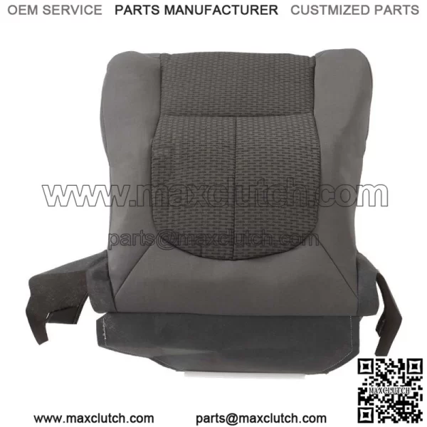 Front Driver Seat Cover Cloth For 2011-2016 Ford F250 F350 F450 F550 XLT Gray - Image 2
