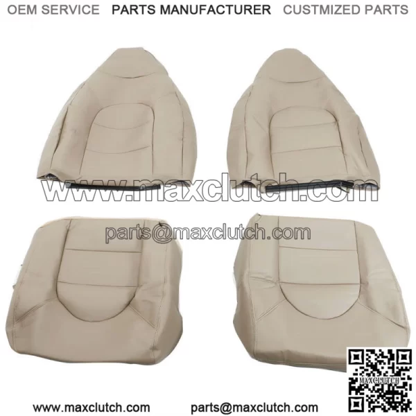 Seat Cover Front Driver&Passenger Side For 1999 2000 Ford F250 350 Lariat Tan - Image 3