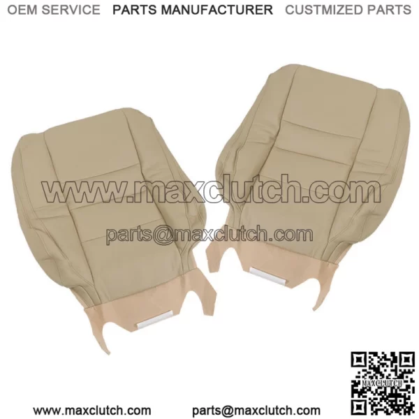 Fit For 2008-2012 Honda Accord Driver & Passenger Bottom Top Leather Seat Cover - Image 4