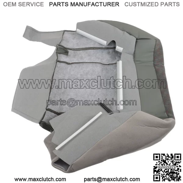 For Dodge Ram 1500 2500 3500 1994-1997 Seat Cover Front Driver Bottom Cloth Gray - Image 2