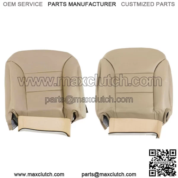 Seat Cover Tan Driver Passenger Bottom & Back  For 1995-1999 Chevy C1500 K1500 - Image 5