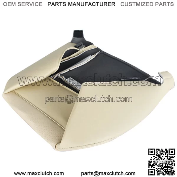 Driver Side Bottom  Leatherette Seat Cover Tan For 2007-2014 Cadillac Escalade - Image 2