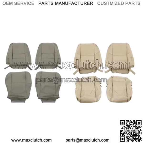 Leather Seat Cover Driver&Passenger Bottom Lean For 2000-2007 Toyota Sequoia