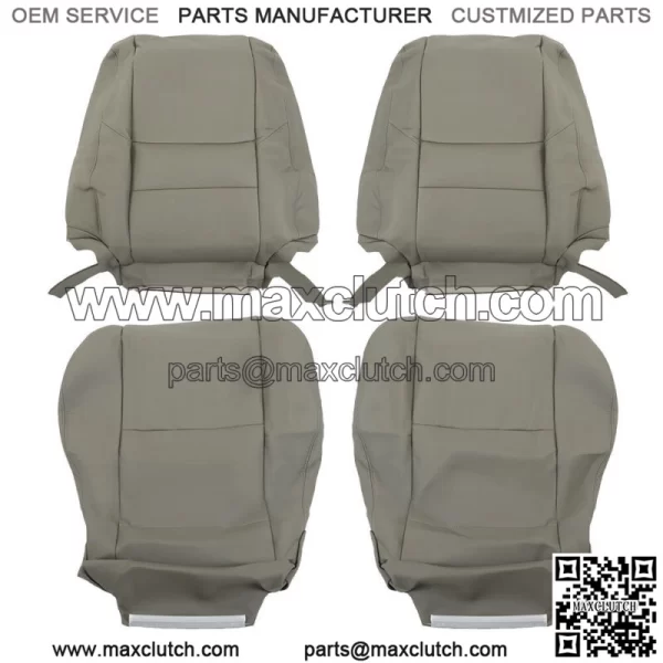 Leather Seat Cover Driver&Passenger Bottom Lean For 2000-2007 Toyota Sequoia - Image 3