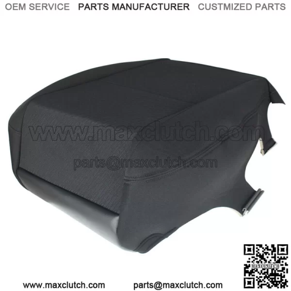 For Chevy 2007-2014 Silverado 1500 2500HD 3500HD Blcak Bottom Cloth Seat Cover - Image 4
