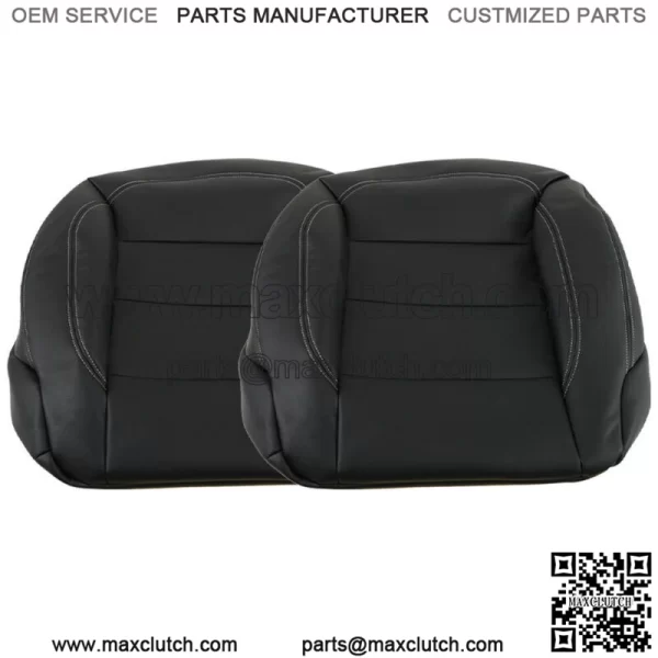 For 2012-15 Mercedes Benz ML350 ML550 Front Seat Cover Black Leather Perforated