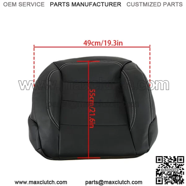 For 2012-15 Mercedes Benz ML350 ML550 Front Seat Cover Black Leather Perforated - Image 3
