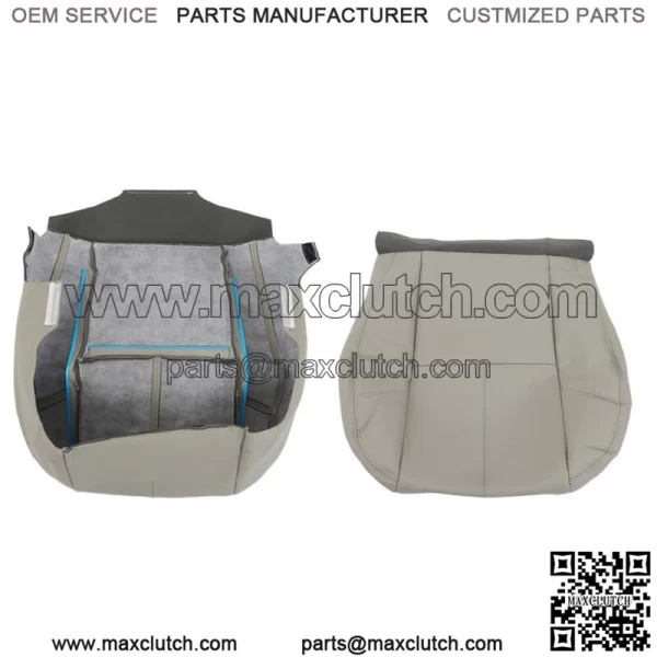 For 2007-2014 Chevy Tahoe GMC Sierra Bottom Driver&Passenger Leather Seat Cover - Image 2