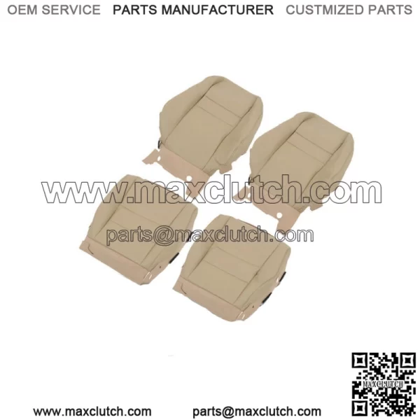 For 2007-2011 Honda CRV CR-V Beige Tan Front Left Right Seat Cover Leather