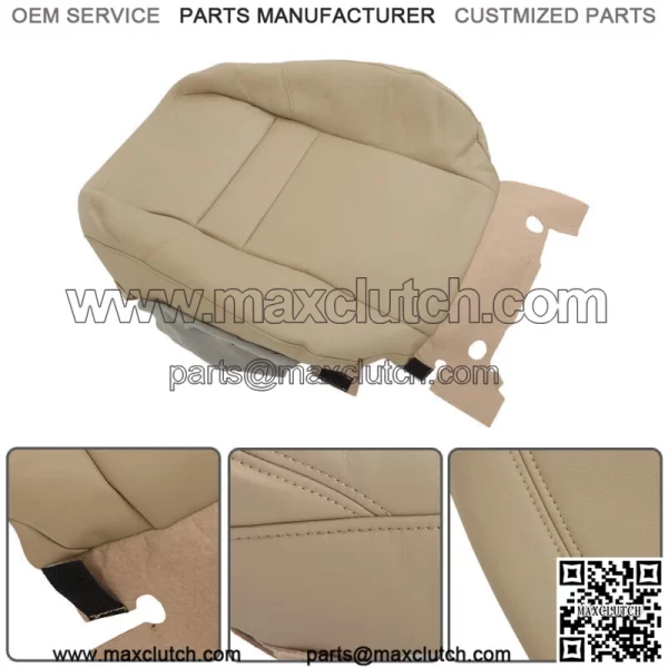 For 2007-2011 Honda CRV CR-V Beige Tan Front Left Right Seat Cover Leather - Image 2