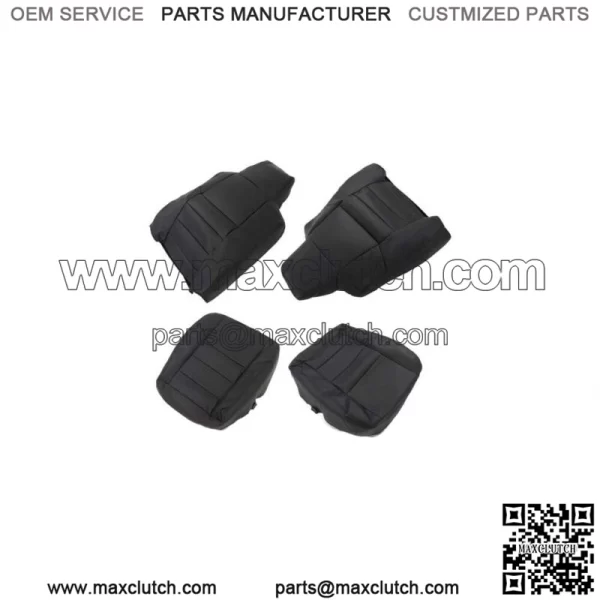 Seat Cover For 02-07 Ford F250 F350 Lariat Super Duty Front Perforated Black