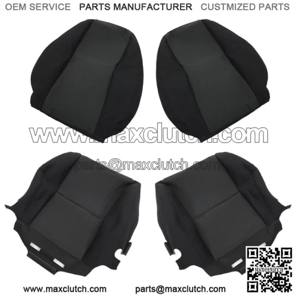 Seat Cover Bottom Top For 2007-14 Chevy Silverado 1500 2500HD 3500HD Left Right - Image 3
