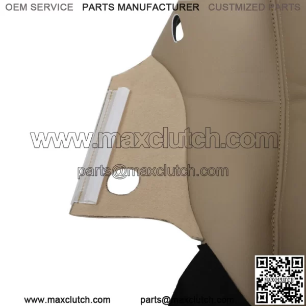 Driver Side Bottom Seat Cover Perforated Leather Tan For 2013-16 17 Honda Accord - Image 2