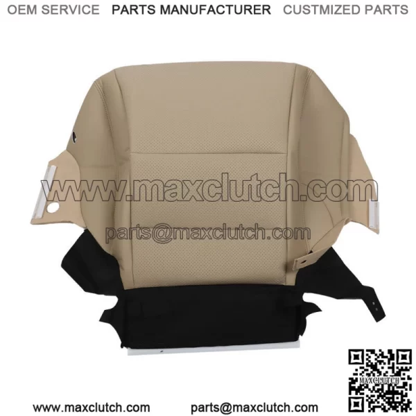 Driver Side Bottom Seat Cover Perforated Leather Tan For 2013-16 17 Honda Accord - Image 4