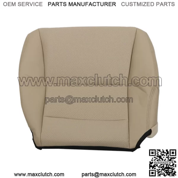 Driver Side Bottom Seat Cover Perforated Leather Tan For 2013-16 17 Honda Accord - Image 5
