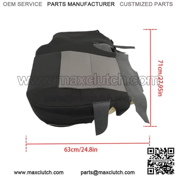 For Ford Ranger 2003-2010 2011 Front Driver Side Seat Cover Black Gray Cloth - Image 3