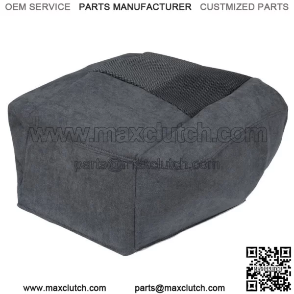 For 03-06 Chevy Silverado LS Z71 Left Driver Bottom Seat Cover Cloth Dark Gray - Image 3