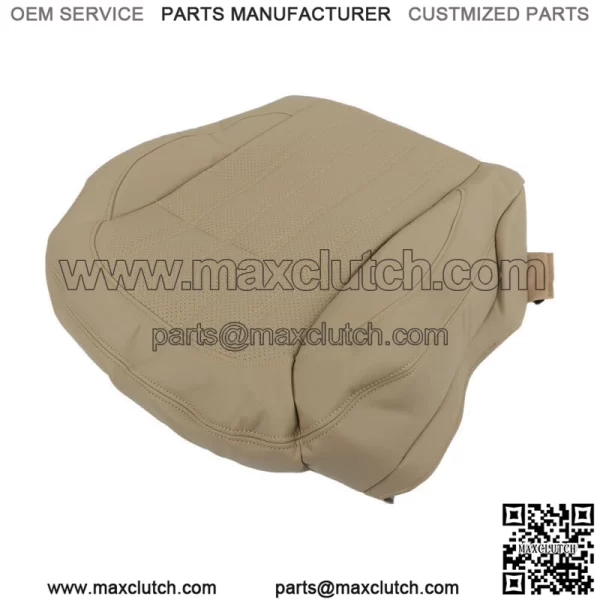 For 2013-2015 2016 Mercedes Benz GL350 GL450 Front Driver Seat Cover Tan Leather - Image 2