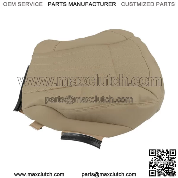 For 2013-2015 2016 Mercedes Benz GL350 GL450 Front Driver Seat Cover Tan Leather - Image 4