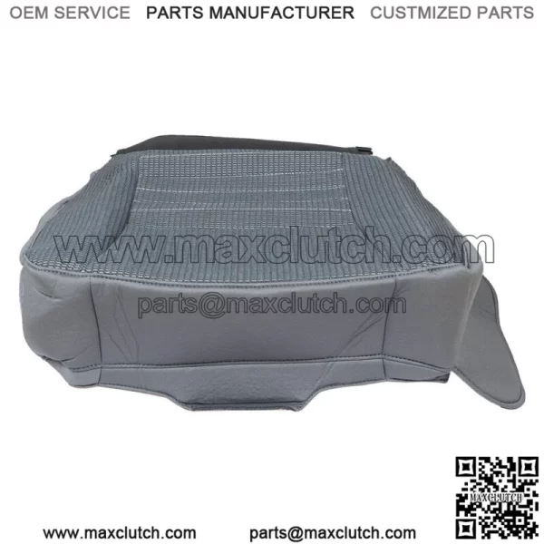 Front Driver Cloth Seat Cover For 2006-09 Dodge Ram 2500 3500 Regular Cab Gray - Image 3
