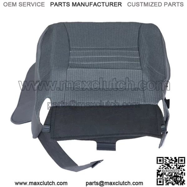 Front Driver Cloth Seat Cover For 2006-09 Dodge Ram 2500 3500 Regular Cab Gray - Image 5