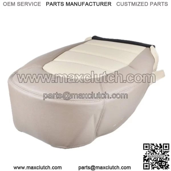 Driver Bottom Leatherette Seat Cover 2 Tone Beige For Ford Explorer 02 03 04 05 - Image 2