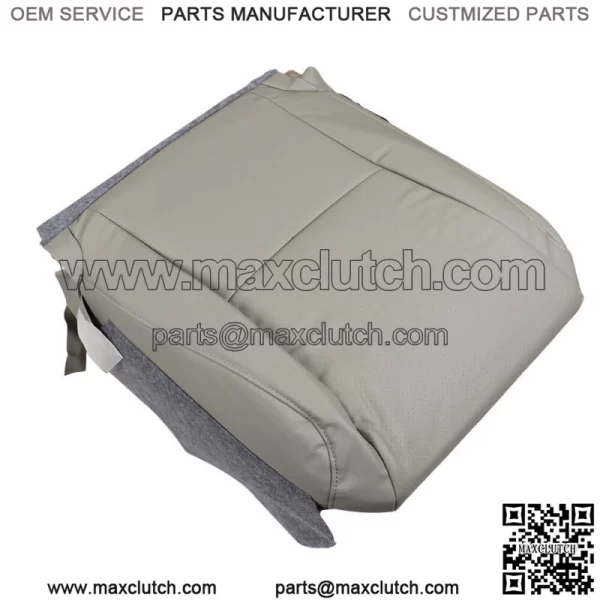Front Driver Bottom Seat Cover Leather Gray Fit For 2010-2015 Lexus RX350 RX450h