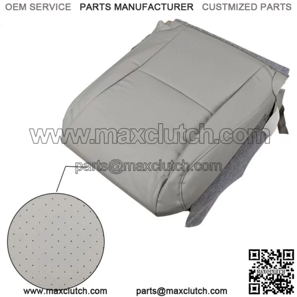 Front Driver Bottom Seat Cover Leather Gray Fit For 2010-2015 Lexus RX350 RX450h - Image 2