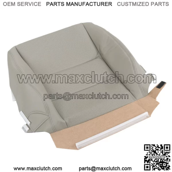 Front Passenger Bottom Seat Cover For 2007-2011 2012 Acura RDX Leather Gray - Image 2