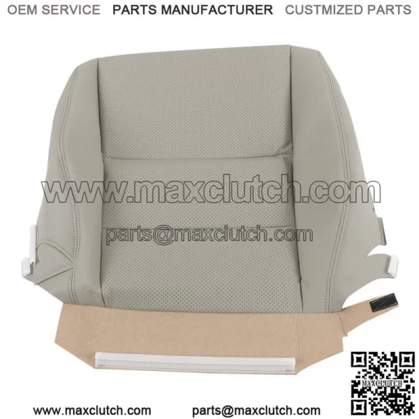 Front Passenger Bottom Seat Cover For 2007-2011 2012 Acura RDX Leather Gray - Image 3