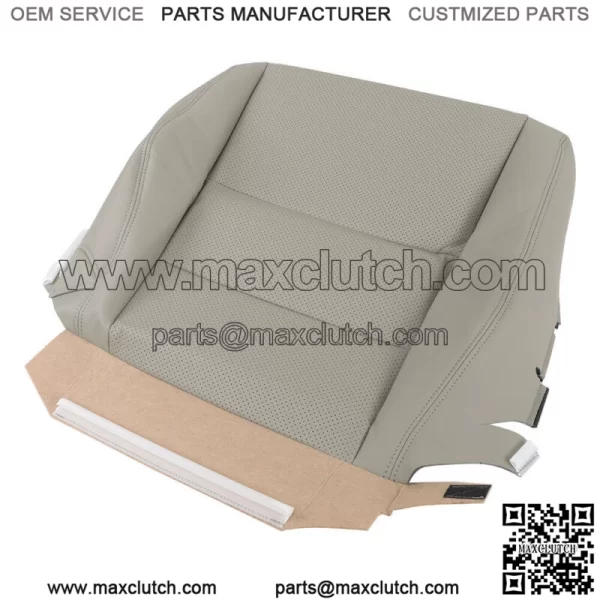 Front Passenger Bottom Seat Cover For 2007-2011 2012 Acura RDX Leather Gray - Image 5
