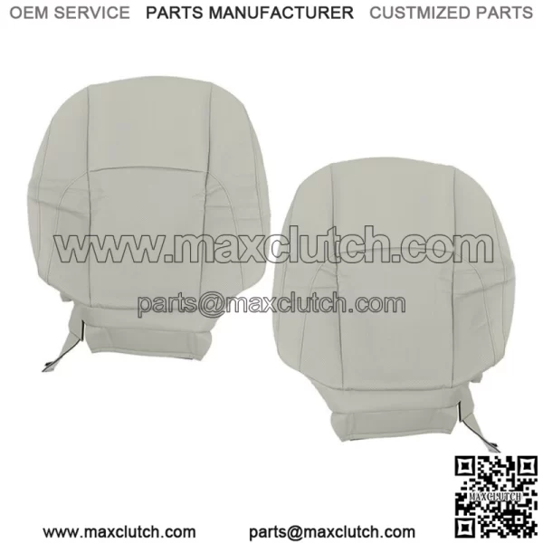 Front Seat Cover For 2007-2012 Lexus ES350 Driver Passenger Bottom&Back Gray - Image 5