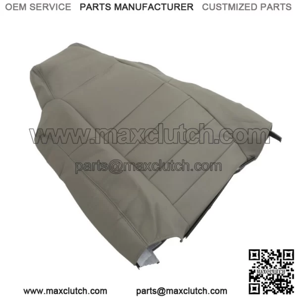 Front Seat Cover For Ford F250 F350 2002-07 Lariat Driver Passenger Leather Gray - Image 2