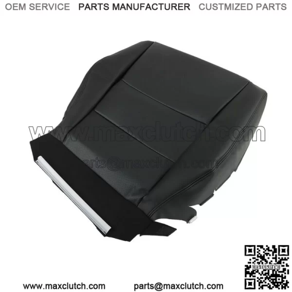 Seat Cover For 2007 2008-2012 Acura RDX Front Passenger Bottom Leather Black - Image 2