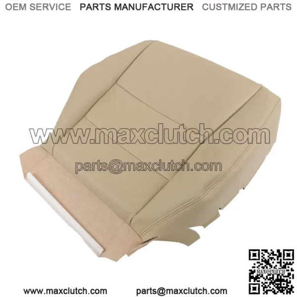 Front Passenger Seat Cover For 2007-2011 2012 Acura RDX Perforated Leather Tan - Image 2
