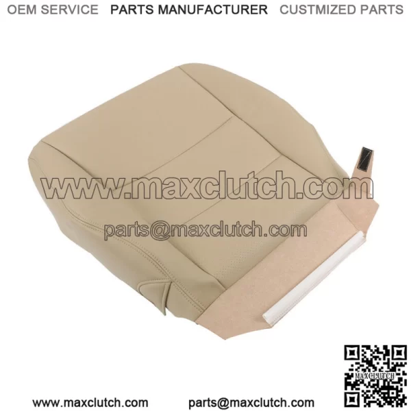 Front Passenger Seat Cover For 2007-2011 2012 Acura RDX Perforated Leather Tan - Image 3