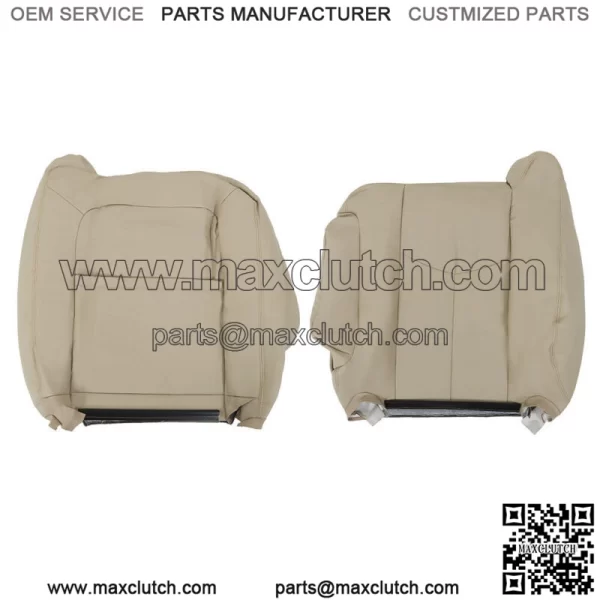 Seat Cover Light Tan For 2003-2005 2006 Chevy Tahoe GMC Yukon Driver&Passenger - Image 5