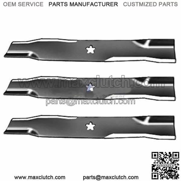 Set of 3 replacement blades for Craftsman, Poulan, Husqvarna, Blade