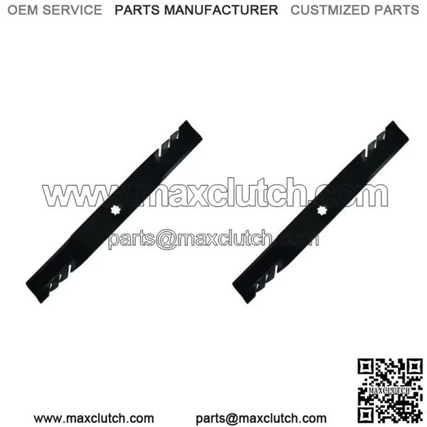 (2) Oregon Gator Mulching Blades for John Deere Z225, Z235, LA125, LA135 42"
