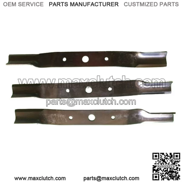 Set of 3 blades for Frontier/John Deere GM1072R 72" lawn mower #5WP1008199KT