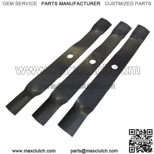 SET OF 3 John Deere Original Equipment Mower Blades - TCU18990