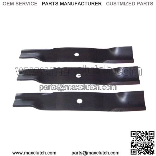 Qty (3) Ariens Gravely Lawn Mower Blades 02982000 & 00450200 48" Zero Turn OEM - Image 2