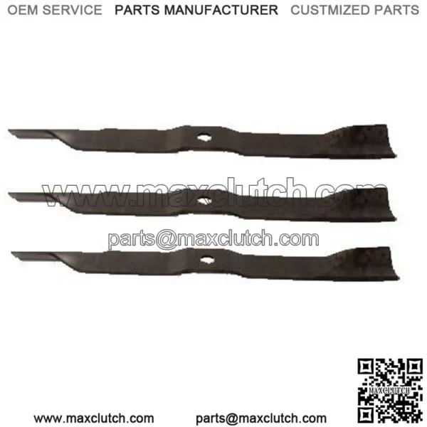 Set of 3 blades for Ariens Gravely 20.5" Ikon Gravely ZT XL lawn mower