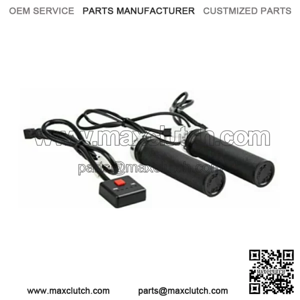 Lock-On Heated Grip Kit & Thumb Warmer Atv Polaris Honda Suzuki Can Am - Image 2
