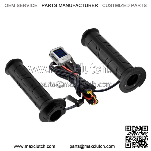 Motorcycle ATV Heated Grips Handlebar Hand Pads Heater Warmer Adjustable Temp (For: CF-Moto)