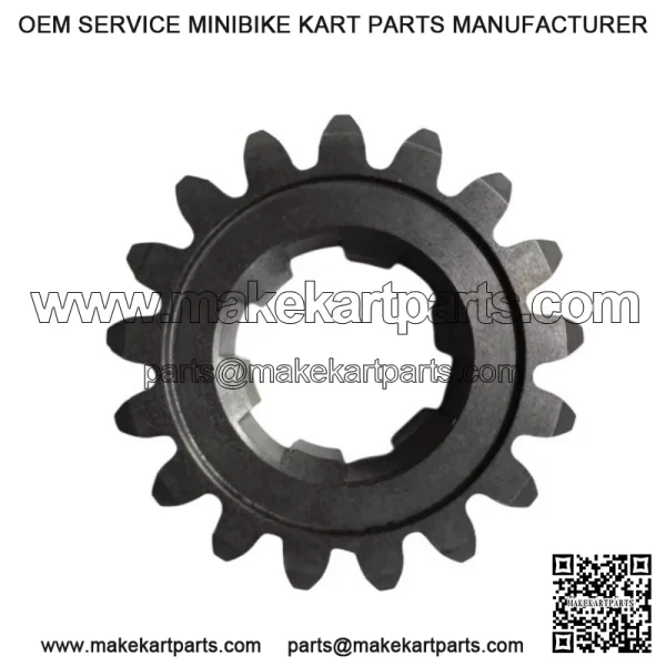 OEM HONDA XR650L TRANSMISSION GEAR MAIN SHAFT SECOND 2ND 17T 23421-MN9-641